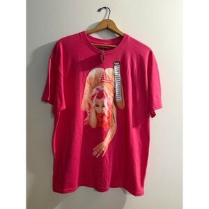 Nicki Minaj Pink Graphic T-Shirt Mens XL Princess Face Killer Body Samurai Mind